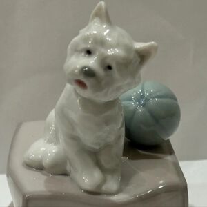 Lladro "My Favorite Companion" Figurine With Original Box.  Rare. Discontinued.